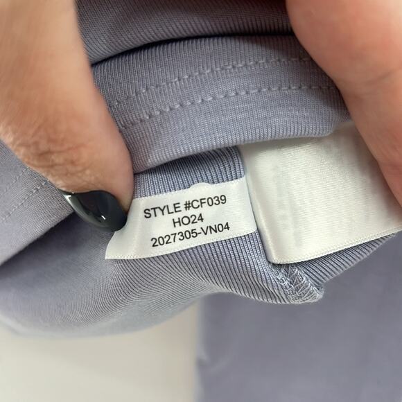 J. Crew Women's Refined rib long-sleeve polo shirt - Periwinkle - Medium - NWT - Picture 6 of 8